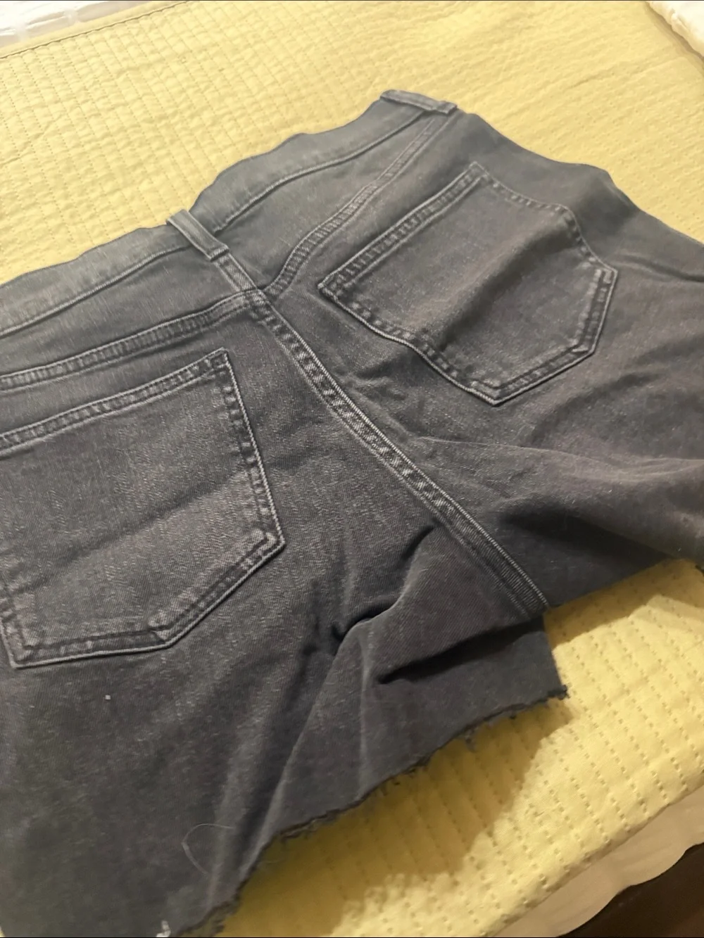 GAP Black Denim Cutoff Shorts